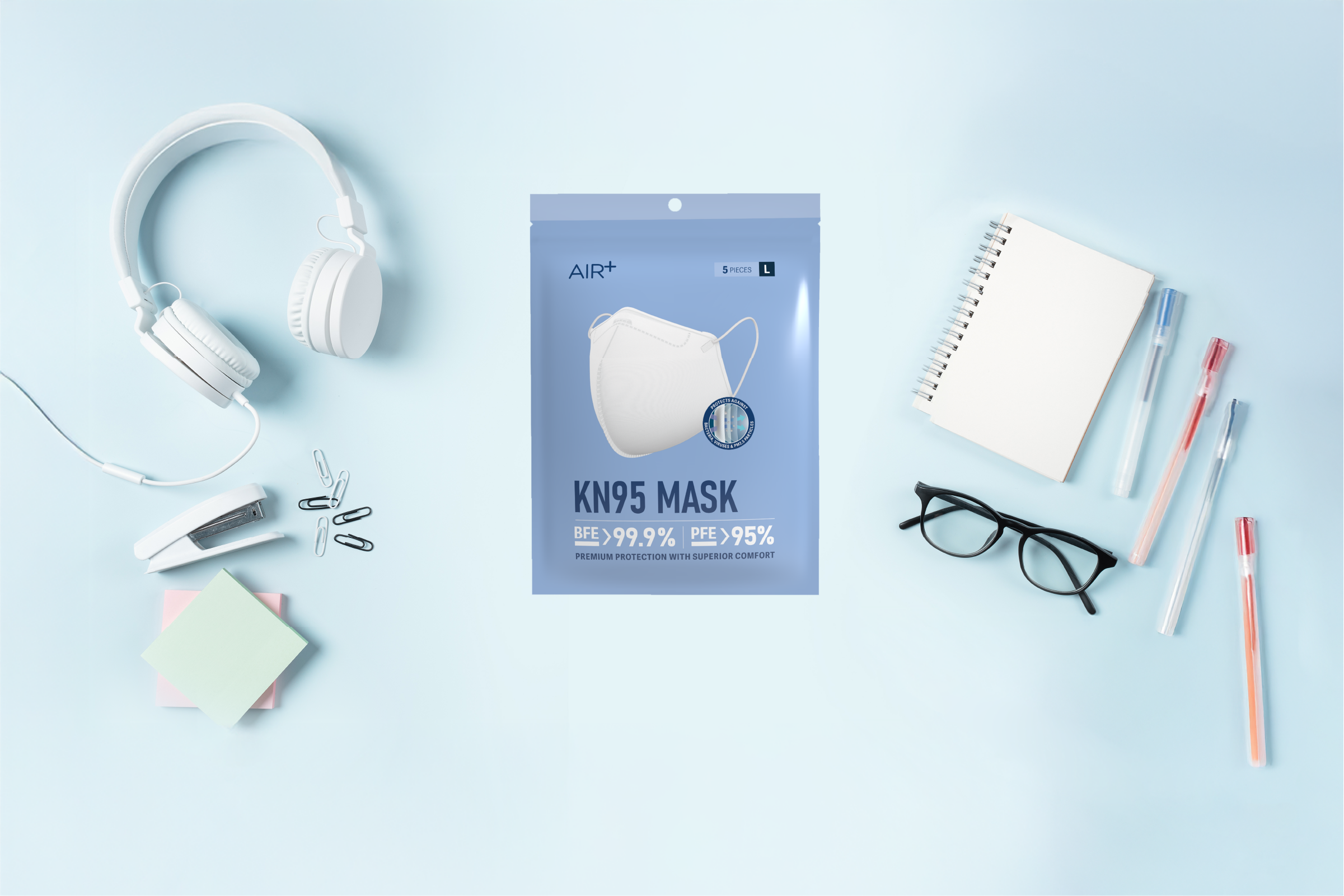 AIR+ KN95 Mask Banner